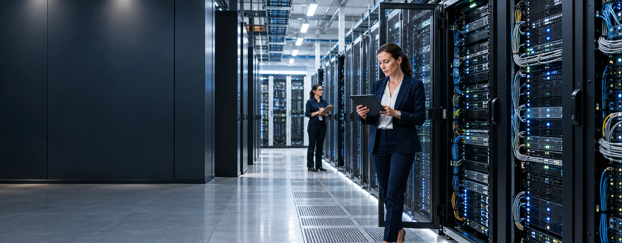 Data center server racks